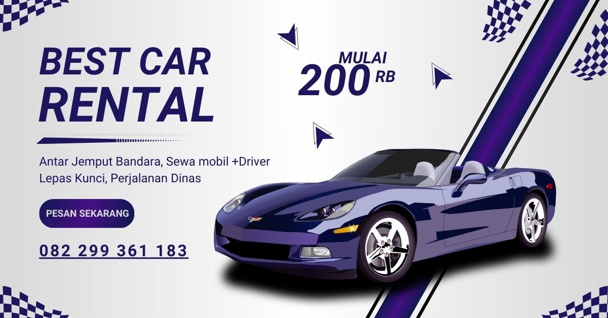 Purple Gray Modern Car Rental Business Facebook Ad